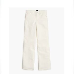 J. Crew - Women's Wide Leg Crop White Jeans (28)